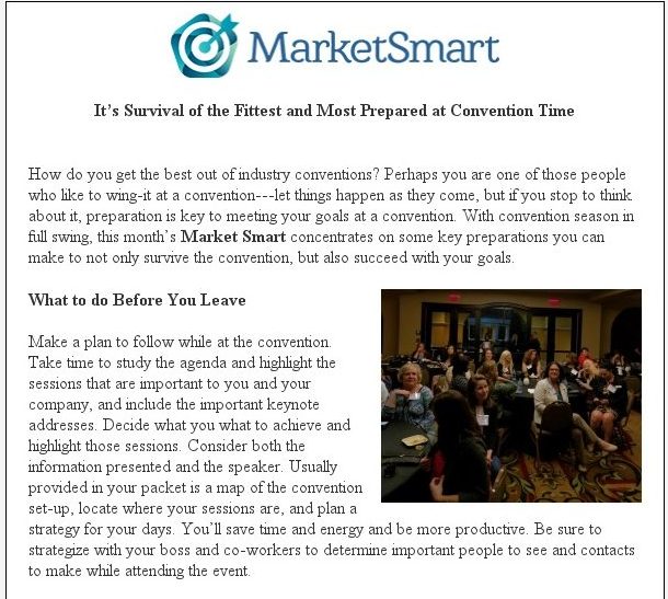 MarketSmart, PublicRelations, Convention Tips